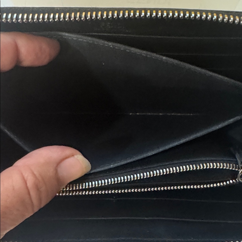 Fendi Monster Wallet w Silver & Red Accents + Box & shopping bag 👹 - Picture 10 of 10